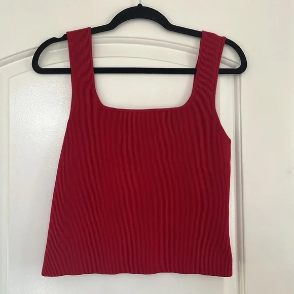 Reformation Julia Ribbed Knit Sweater Tank - Picture 4 of 9